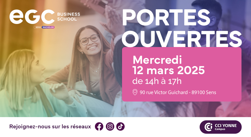 Portes ouvertes de l’EGC Sens – 12 mars